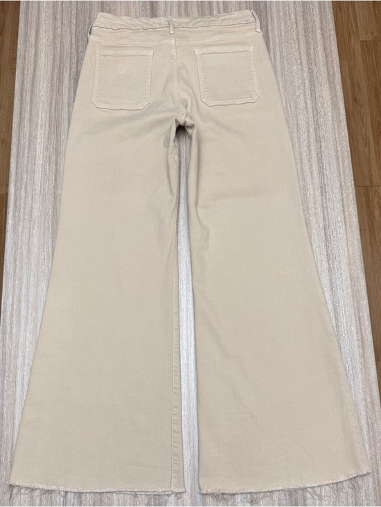 MOTHER The Patch Pocket Undercover Sneak Jeans Size 31 Women’s in Khaki - Picture 5 of 16